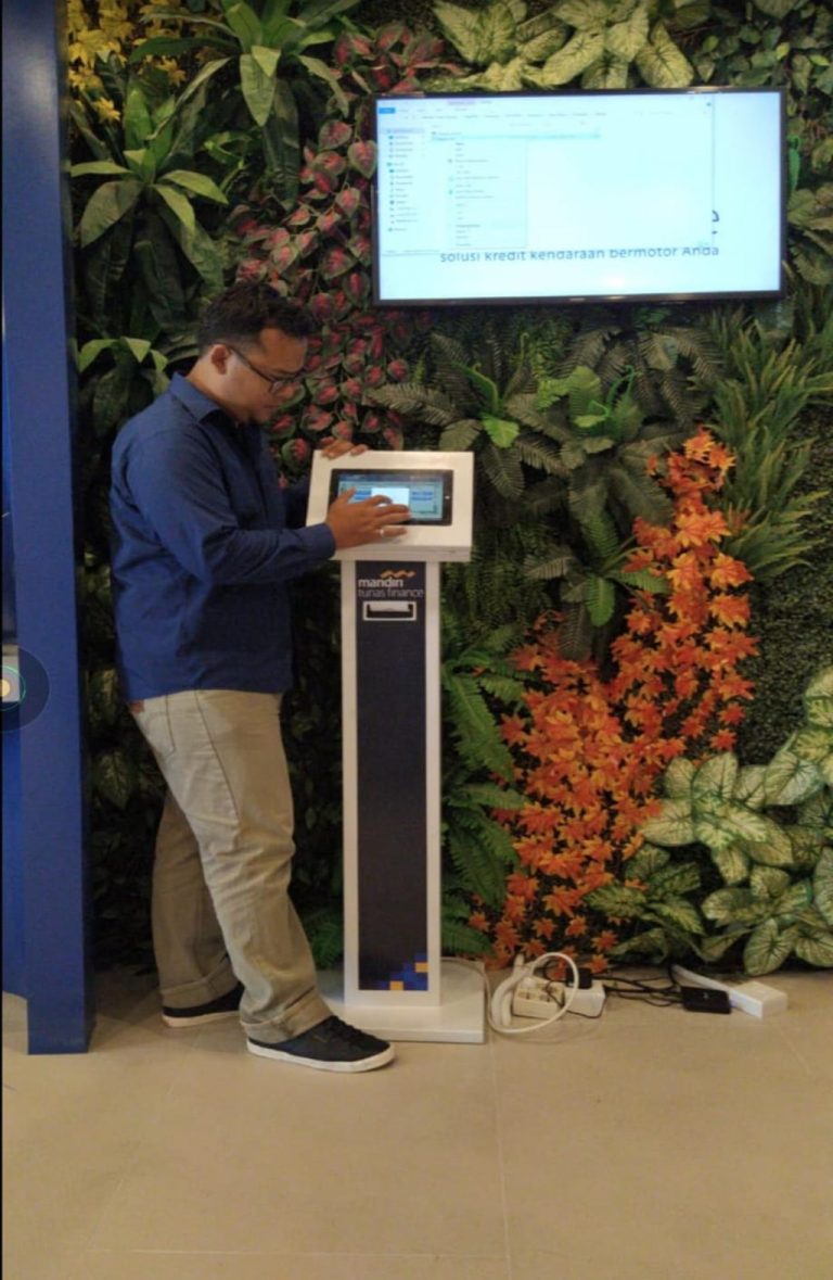 Sistem Antrian Kiosk Bank Mandiri & Instansi Pemerintah - Prisai Digital Teknologi